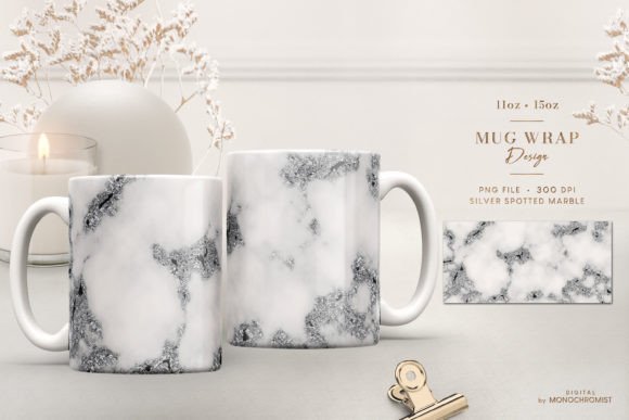 Beige Silver Marble Graphics & Print Templates