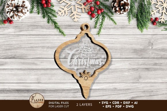 Christmas Ornament Laser Cut Template Review