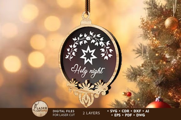 Christmas Ornaments: Laser Cutting & Winter Amp