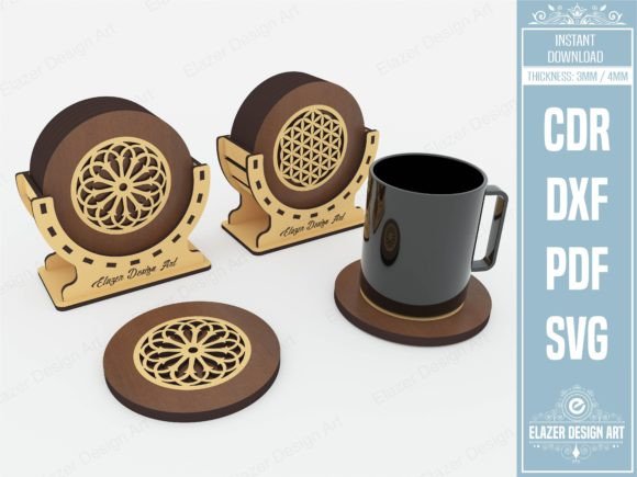 Decorative Boxed Coasters Laser Cut Svg Review