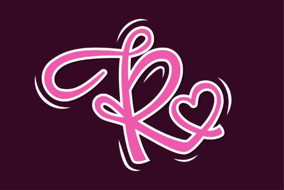 Letter R Love Logo: Graphics & Logos Review