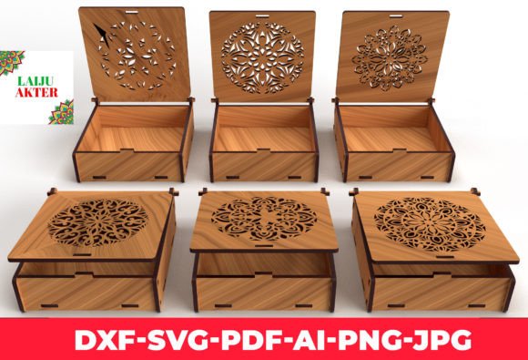 Ornaments Wooden Gift Box Laser Cut 01 Review