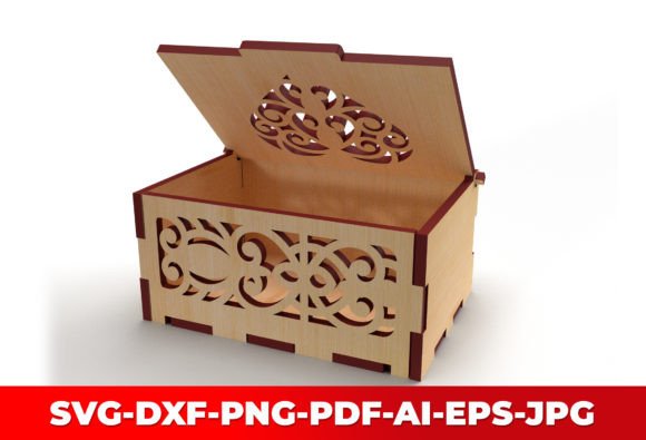 Ornaments Wooden Gift Box Laser Cut 03 Review