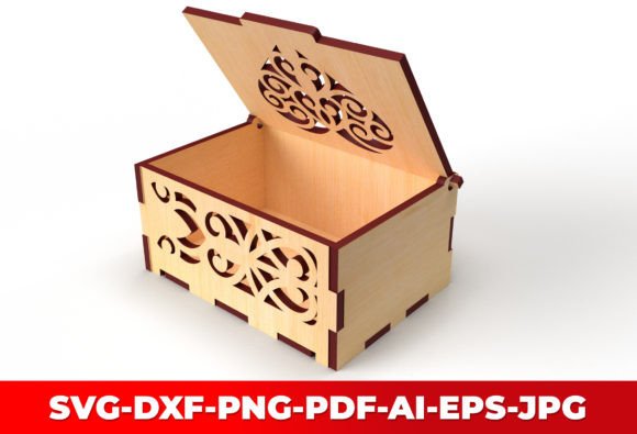 Ornaments Wooden Gift Box Laser Cut 04 Review