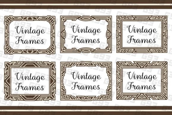 Vintage Frames Graphics for Local Business Backgrounds