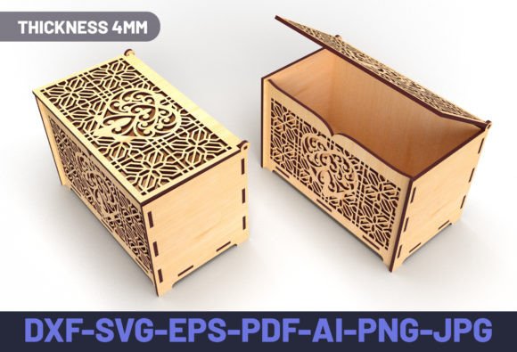 Wooden Box with Heart Laser Cut Gift Box Review